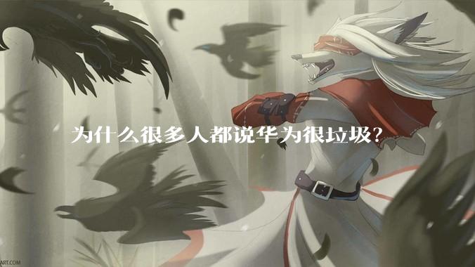 为什么很多人都说华为很垃圾？