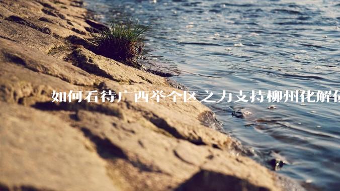 如何看待广西举全区之力支持柳州化解债务？为什么最近地方债又重回公众视野？
