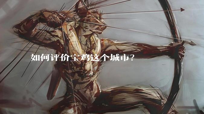 如何评价宝鸡这个城市？